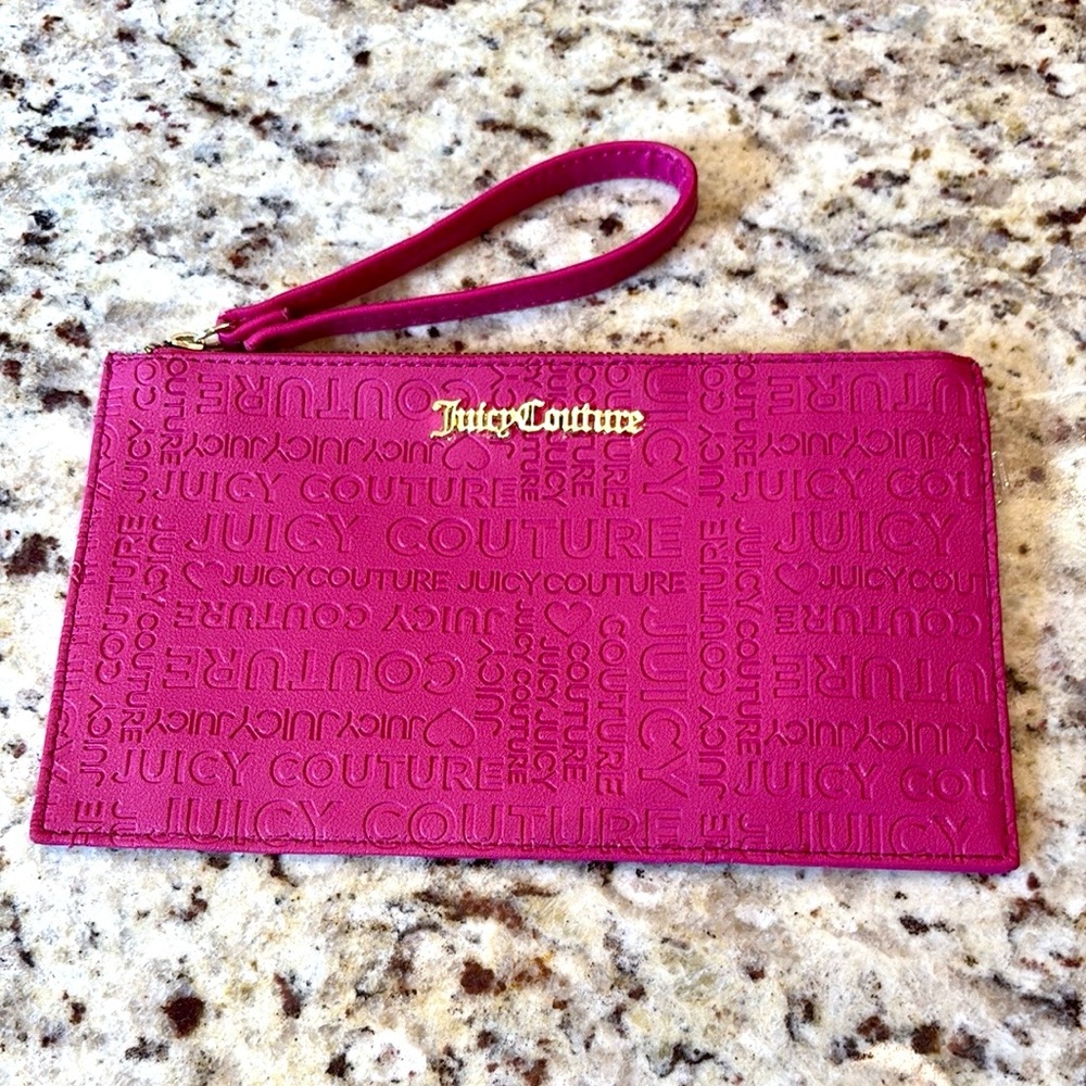 Juicy Couture Embossed Wristlet Wallet